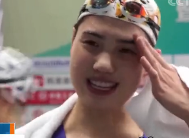 全国游泳冠军赛：张雨霏冲击世界纪录